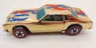 Hot Wheels REDLINE 1974 Lowdown MONTE CARLO Gold Chrome - Hong Kong