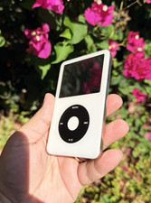 iPod Classic 5Gen 128GB iFlash Mod Wolfson DAC 2000mAh Upgrade White/black Oreo