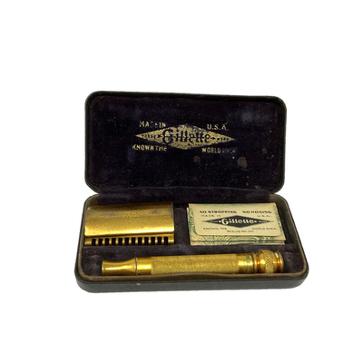 Gillette Safety Razor Vintage Reissue No. 17 567 - Complete with