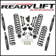 Readylift 4 Front 3 Rear Lift Kit Wsst3000 Shocks Fits 07-18 Jeep Wrangler Jk Readylift 4 Front 3 Rear Lift Kit Wsst3000 Shocks Fits 07-18 Jeep Wrangler Jk