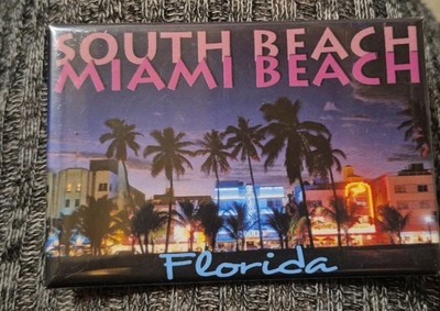 Magnets (7) Vegas Cayman Islands Grand Turk South Beach Mt Rushmore