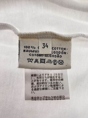 HERMES◆ロゴポケTシャツ/Tシャツ/34/コットン/WHT/96-7600 HERMES T-SHIRT LOGO POKE TEE 34 COTTON White 96-7600 Used | eBay