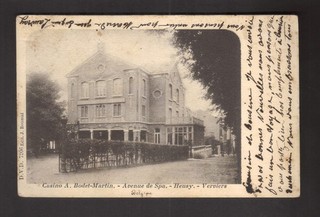 HEUSY VERVIERS Casino A. Bodet Martin (1902)