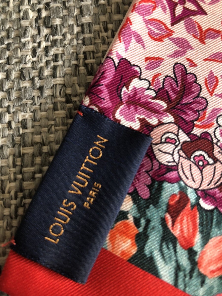 New Louis Vuitton In The Garden M73857 Silk Bandeau Scarf | eBay