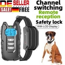Hund Ausbildung Erziehungshalsband Fernbedienung Training Ton Vibration NEW DE
