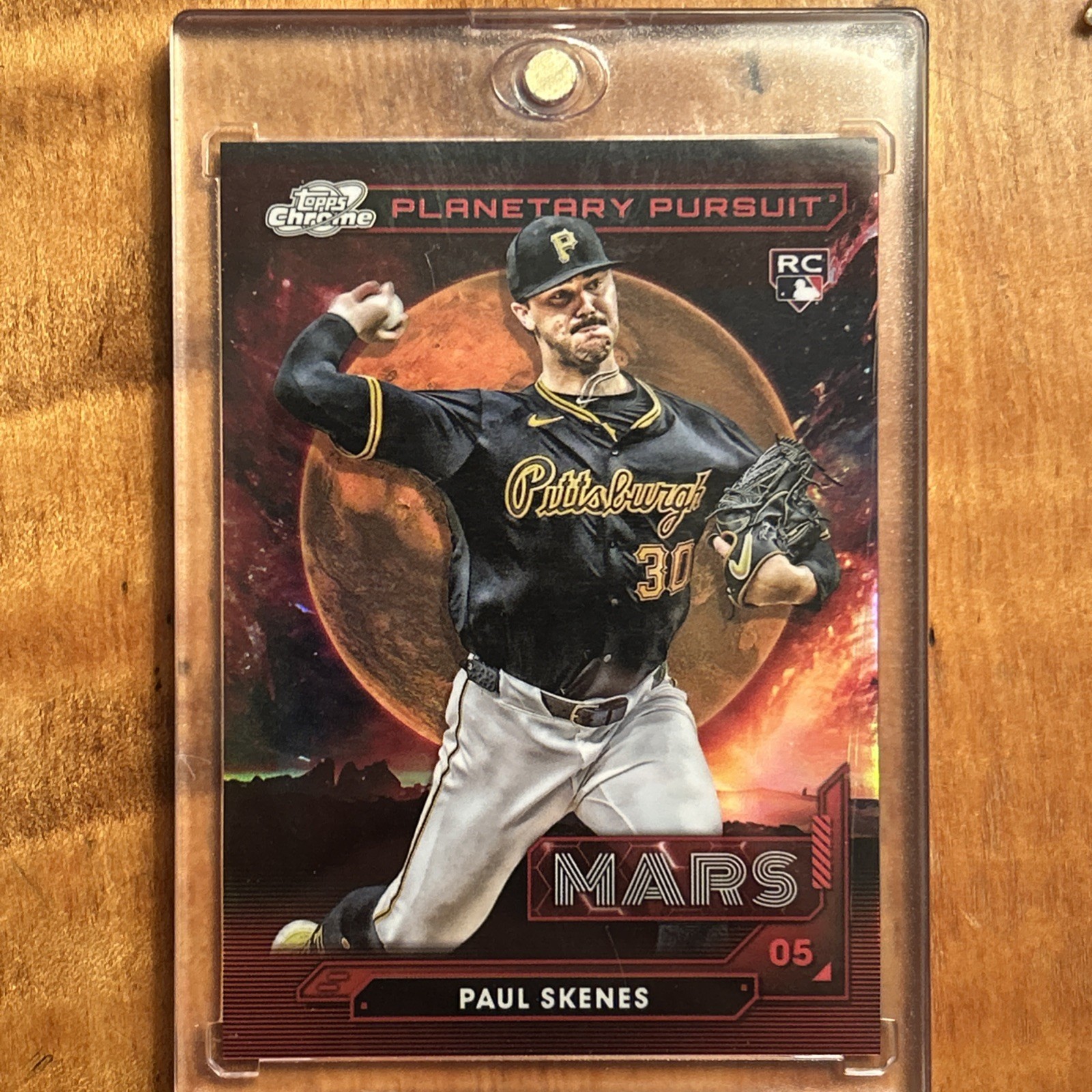 2024 TOPPS CHROME COSMIC PLANETARY PURSUIT MARS #6 PAUL SKENES RC