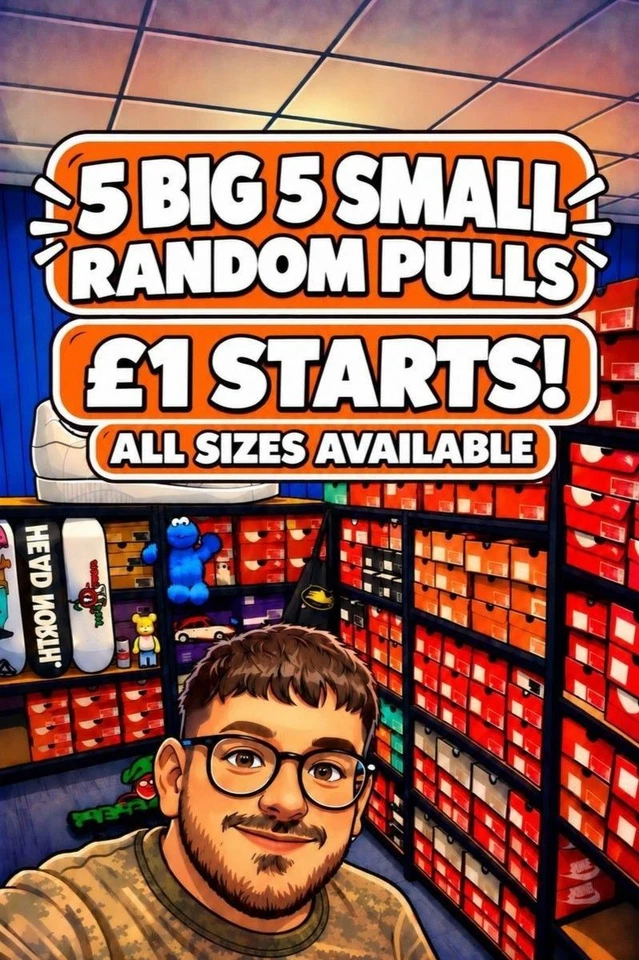 5 BIG 5 SMALL RANDOM PULLS!🔥£1 STARTS ALL SIZES AVAILABLE NIKE ADIDAS