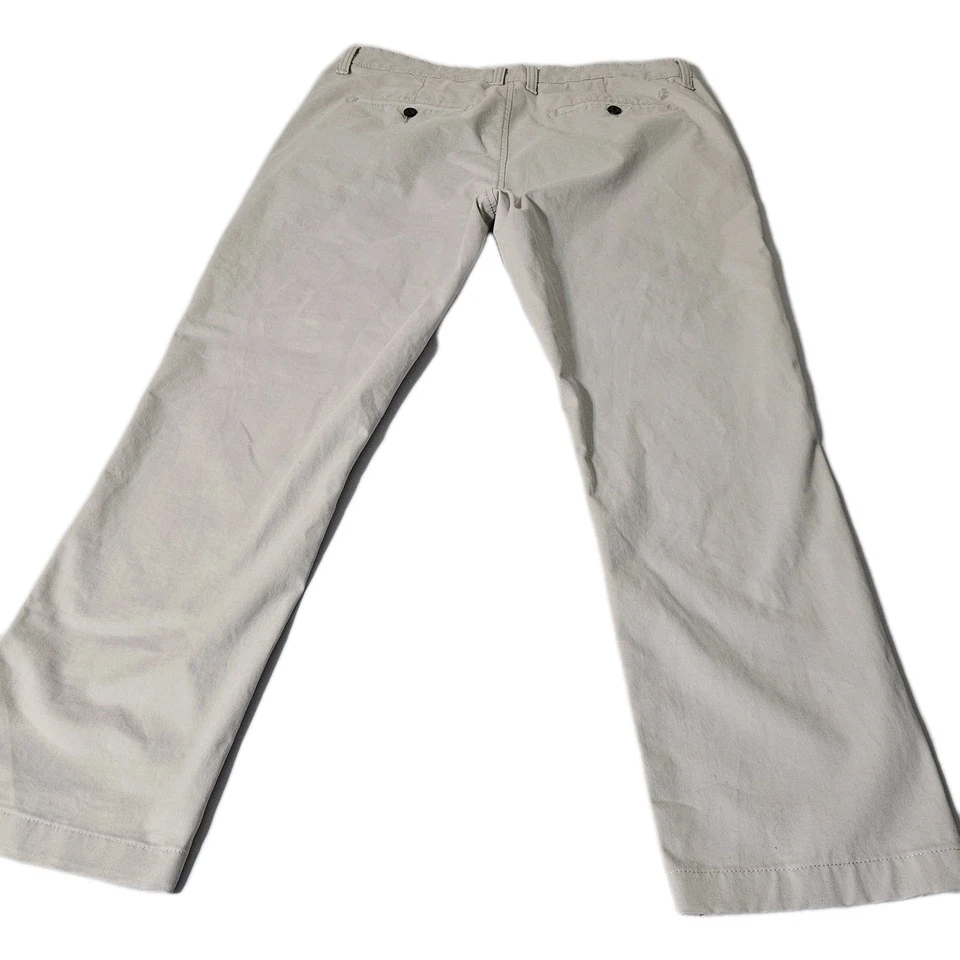 Lucky Brand Pants Mens 34x28 Tan 410 Athletic Five Pocket Chino Mid Rise Coolmax - Image 3 of 4