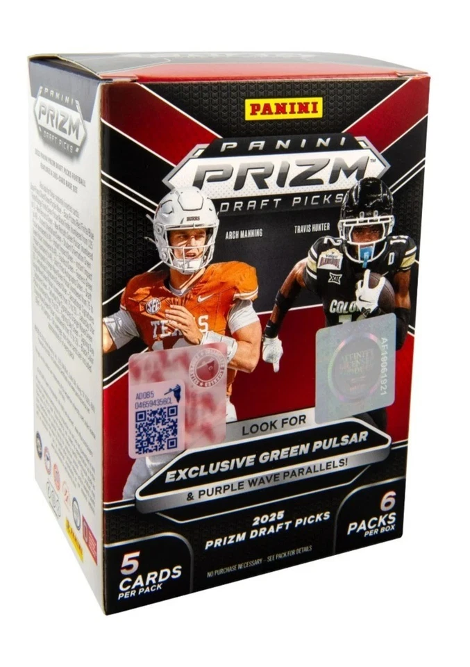 2025 Panini Prizm Draft Picks Football Blaster Box