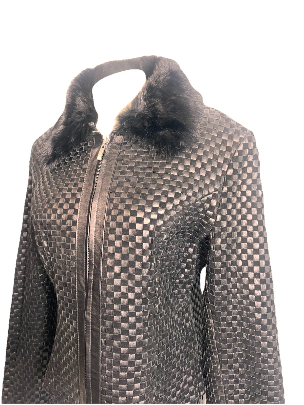 MARVIN RICHARDS Authentic Leather Jacket Black Ra… - image 2