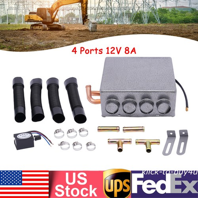 #ad #ad Universal Under Dash Heater DefrosterSpeed Switch Car Truck 4 Ports 12V USA $52.71