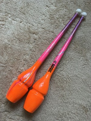 Chacott 36cm rhythmic gymnastics clubs, New Aerography Design