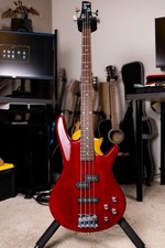 Ibanez Gio GSR200 Electric Bass Guitar Transparent Red - Good Condition