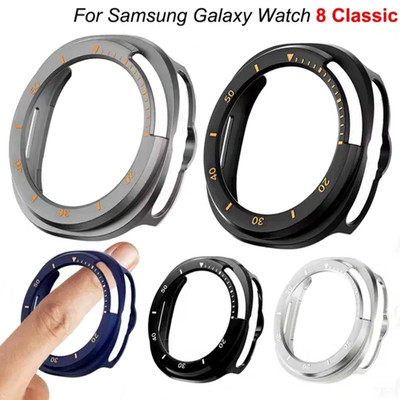 All-Around PC Bumper Protective Case For Samsung Galaxy Watch 8 Classic 46mm