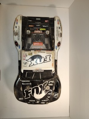 Traxxas Fox Body with On-Board Audio Installed fits Slash with four used tires
