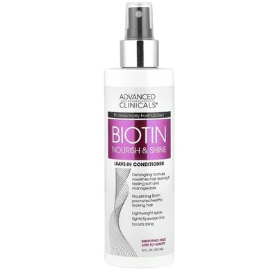 Biotin, Leave-In Conditioner , 8 fl oz (237 ml)