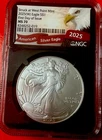 2025W Silver Eagle - First Day of Issue. MS70 Struck At West Point Mint NGC FDI