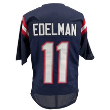 Julian Edelman Jersey Blue New England | S-5XL Unsigned Custom Sewn Stitched