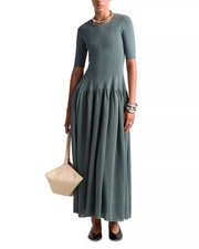 Altuzarra Maisie Pleated Maxi Dress MSRP $1495