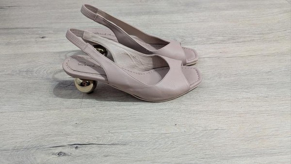 Women daniele ancarani Heels Beige Leather 40