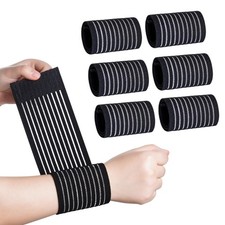 6 Pcs Ankle Compression Sleeve Braces Arch Support Wraps for Plantar Fasciitis