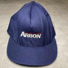 Vintage Arbon Hat Mens OSFA Navy Blue Snapback Cap Made in USA Baseball Cap
