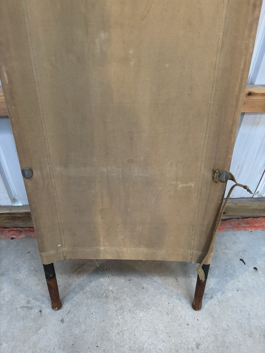 Vintage WWII US Army Canvas Stretcher Cot First Aid Medic 1942 | eBay