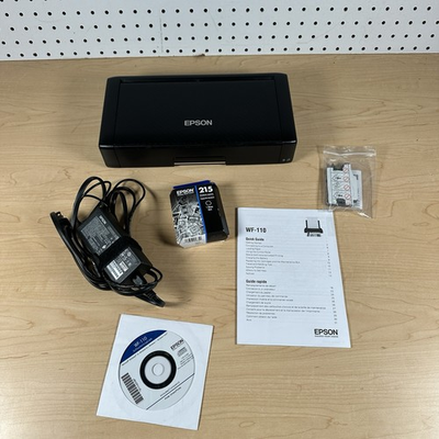 #ad Epson WorkForce WF 110 Inkjet Mobile Printer Tested Works Package $130.45