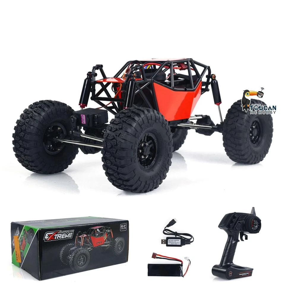 RTR RC 1:10 Off Road Truck 4X4 Radio Control Rock Crawler Electric Truck Radio - Image 2 of 4