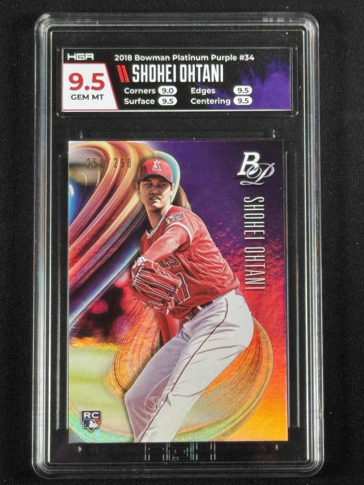 2018 Bowman Platinum - Shohei Ohtani #34 Purple 250/250 RC