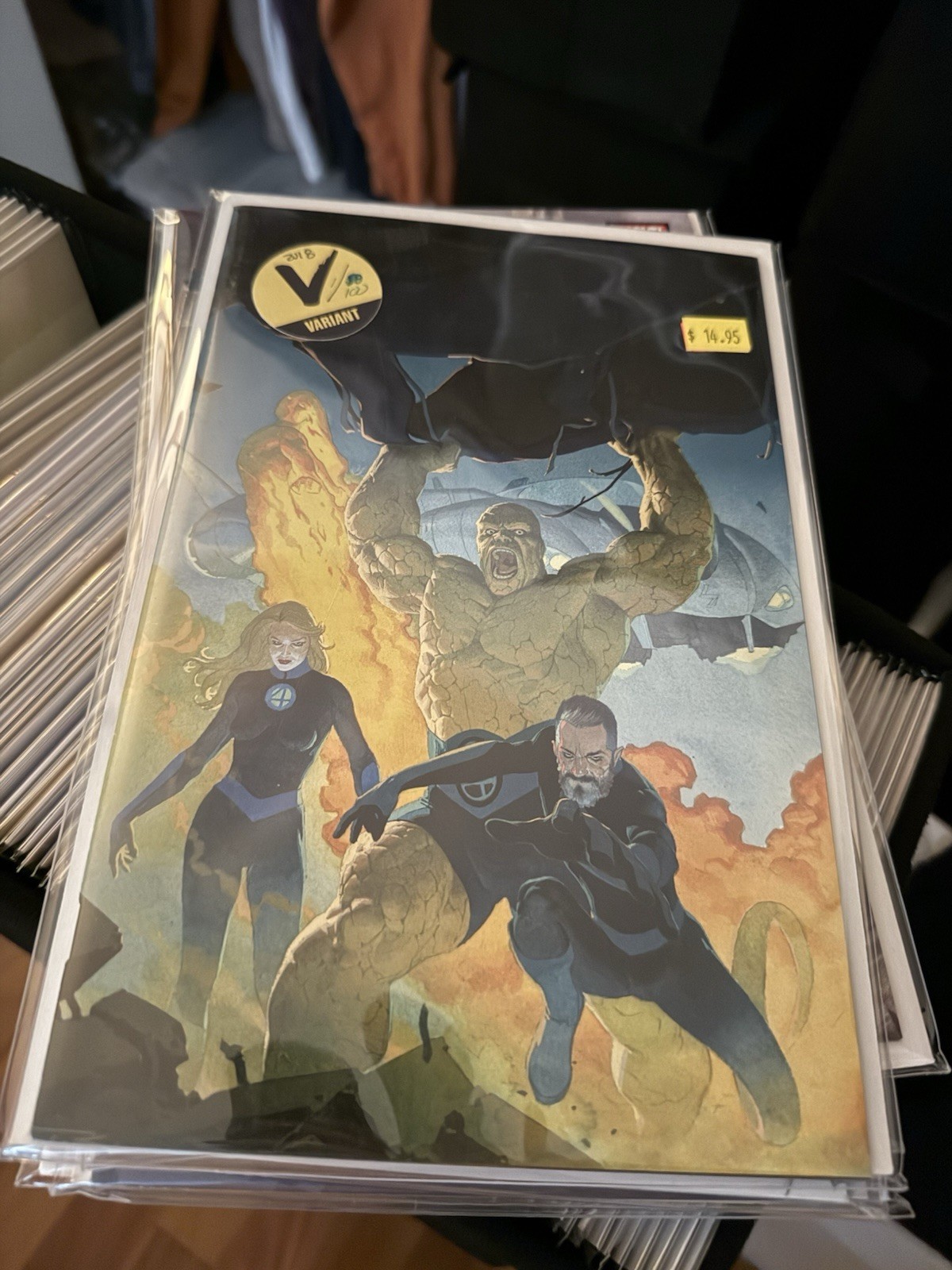 Fantastic Four Variant/ratio/exclusive Bundle 7 Books W/ 1:50 1:100 NM Range
