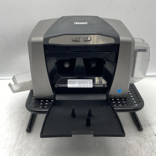 HID DTC1250E Eth Fargo Color ID Card Printer Tested Working TESTED - NO PWR AC - Picture 4 of 11
