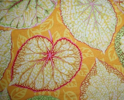 OOP Kaffe Fassett FreeSpirit - Philip Jacobs Big Leaf PJ070 Yellow 5y