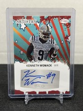 2025 Sage Football Silver Auto Kenneth Womack #ART-KW Western Michigan