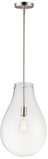 Maxim Gourd 11 3/4" Wide Satin Nickel Mini Pendant Light