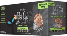 Tiki Cat After Dark Wet Grain Free Cat Food 2.1 Pound Variety Pack