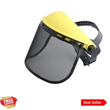 Safety Face Shield with Mesh Visor for Weed Eating Whacking Yard Work Chainsa...