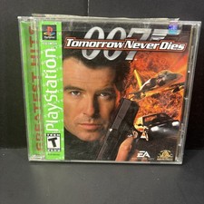 007 Tomorrow Never Dies PS1 Sony Playstation 1 Video Game Greatest Hits