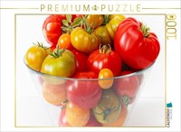 Calvendo Puzzle Delicious Organic Tomatoes | 1000 Pieces, Finished Size 25.2 × 1