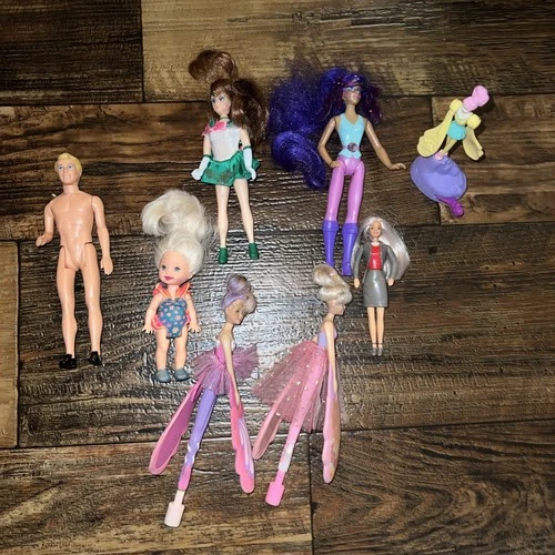 Toy Lot-Princess Gwenavere, Sailor Moon, Barbie, Fairies VTG. 90s Toys