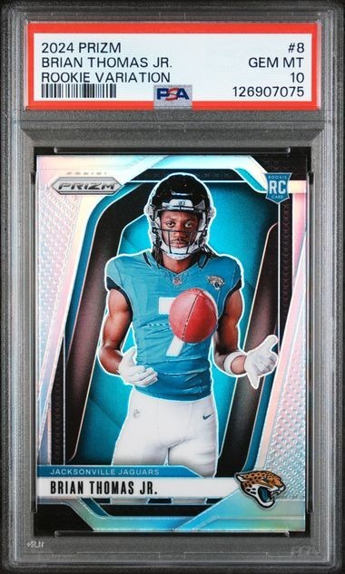 Brian Thomas Panini Prizm Rookie Variation #8 Base