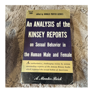 New American Library A Mentor Book An Analysis of the Kinsey Reports by Geddes, 