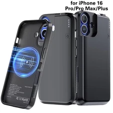 10000mAh Battery Charger Case for iPhone 16-16Pro Max Portable Power Bank Case