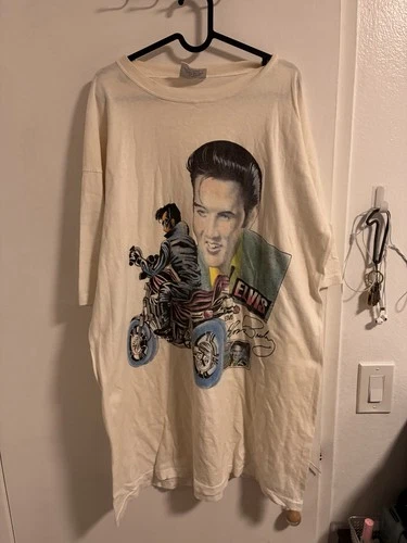 single stitch Elvis t shirt size XL One size fits al Vintage vintage concert t-shirt, vintage, size XL, single stitch, B+ condition