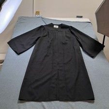 Dynamic Cap and Gown Unisex Matte Graduation Gown Black 5'3"-5'5