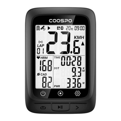 COOSPO BC107 GPS Fahrradcomputer ANT+ Bluetooth Wireless Fahrradcomputer IP67