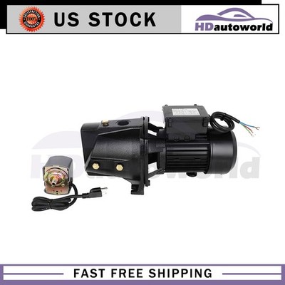 1 HP Shallow Well Jet Pump w/ Pressure Switch 17.6GPM Hmax 216.5 FT 115V
