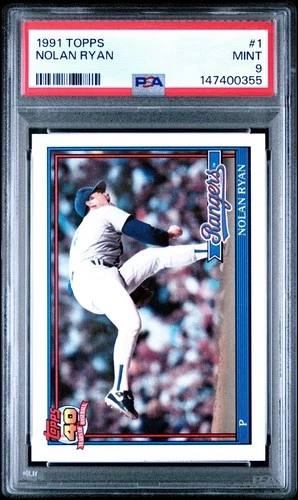 1991 Topps Nolan Ryan #1 PSA 9 Mint