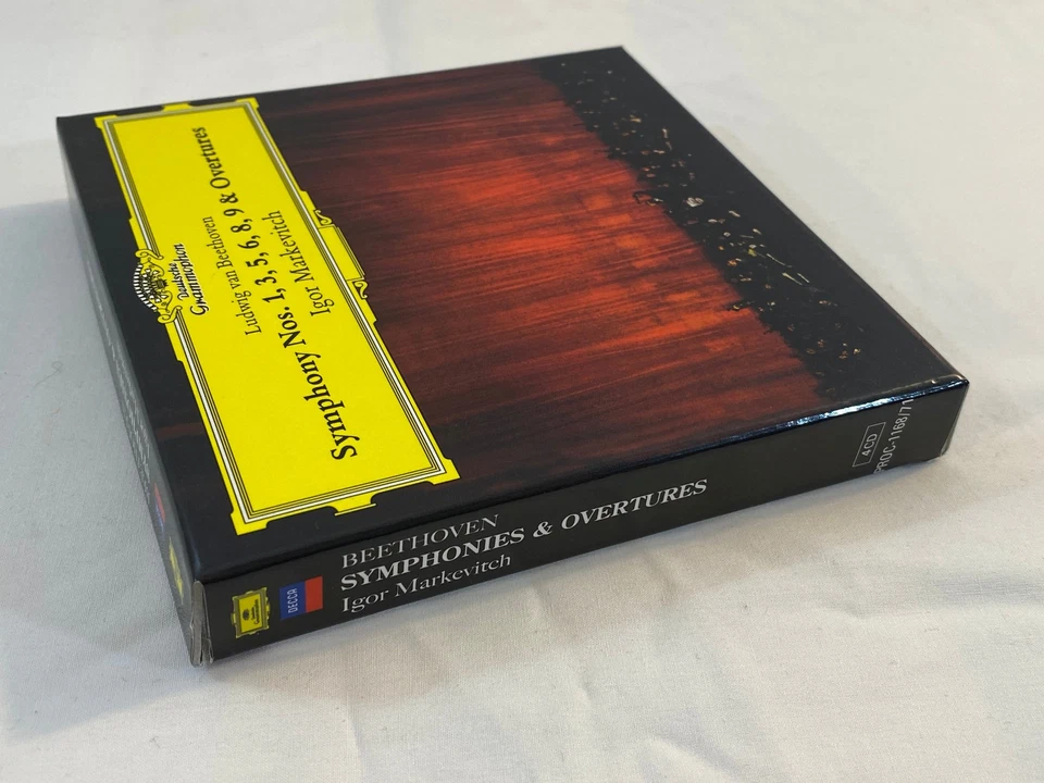 Beethoven Markevitch Symphony No. 13 5 6 8 9 & Overtures 4CD Box Set (NM) - Image 4 of 4
