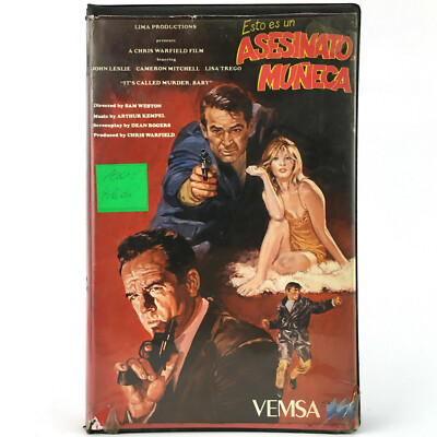 ESTO ES UN ASESINATO, MUÑECA aka DIXIE RAY HOLLYWOOD STAR Juliet Anderson X VHS